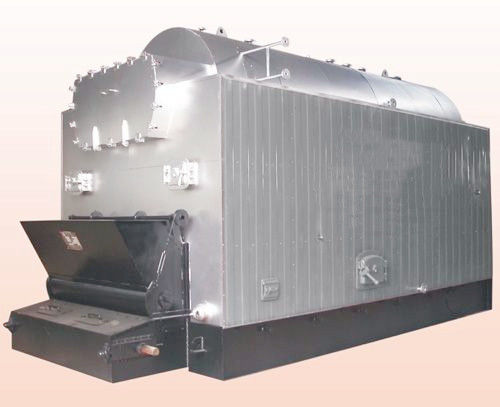 Industrial Biomass Steam Boiler , Waste Wood Boiler Single Cylinder Waterproof Shells
