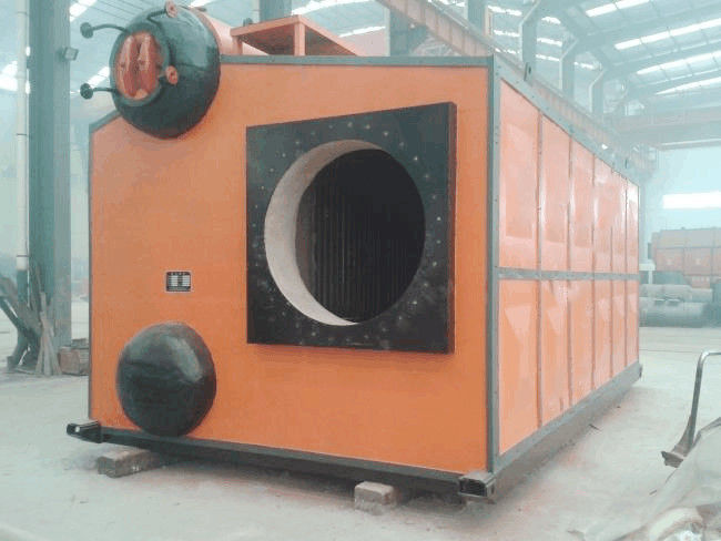 High Speed  SZS Gas Fired Steam Boiler 10-65kg Q345R Steel Plate Material