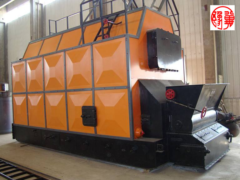 Chain Grate Biomass Fired Boiler Low Noise Smooth Water Flow Easy Install
