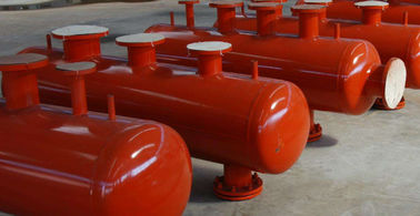 Flange Cylinder Biomass Boiler Parts Customization Dimension  Tube Heat Exchanger