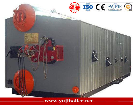 Blastproof Gas Fired Steam Boiler Sufficient Combustion Large Heating Area